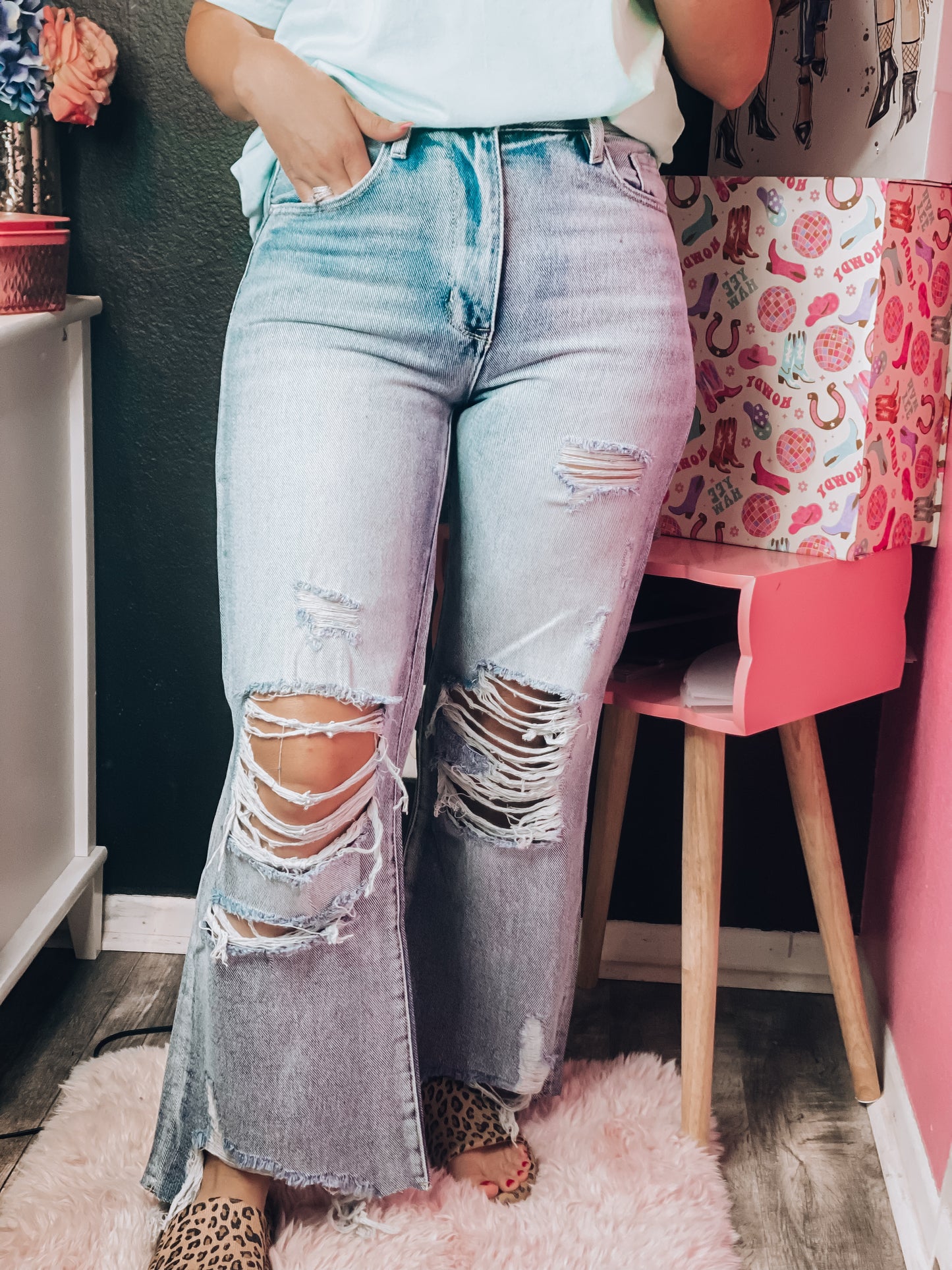 Kate Vintage Cropped Flares