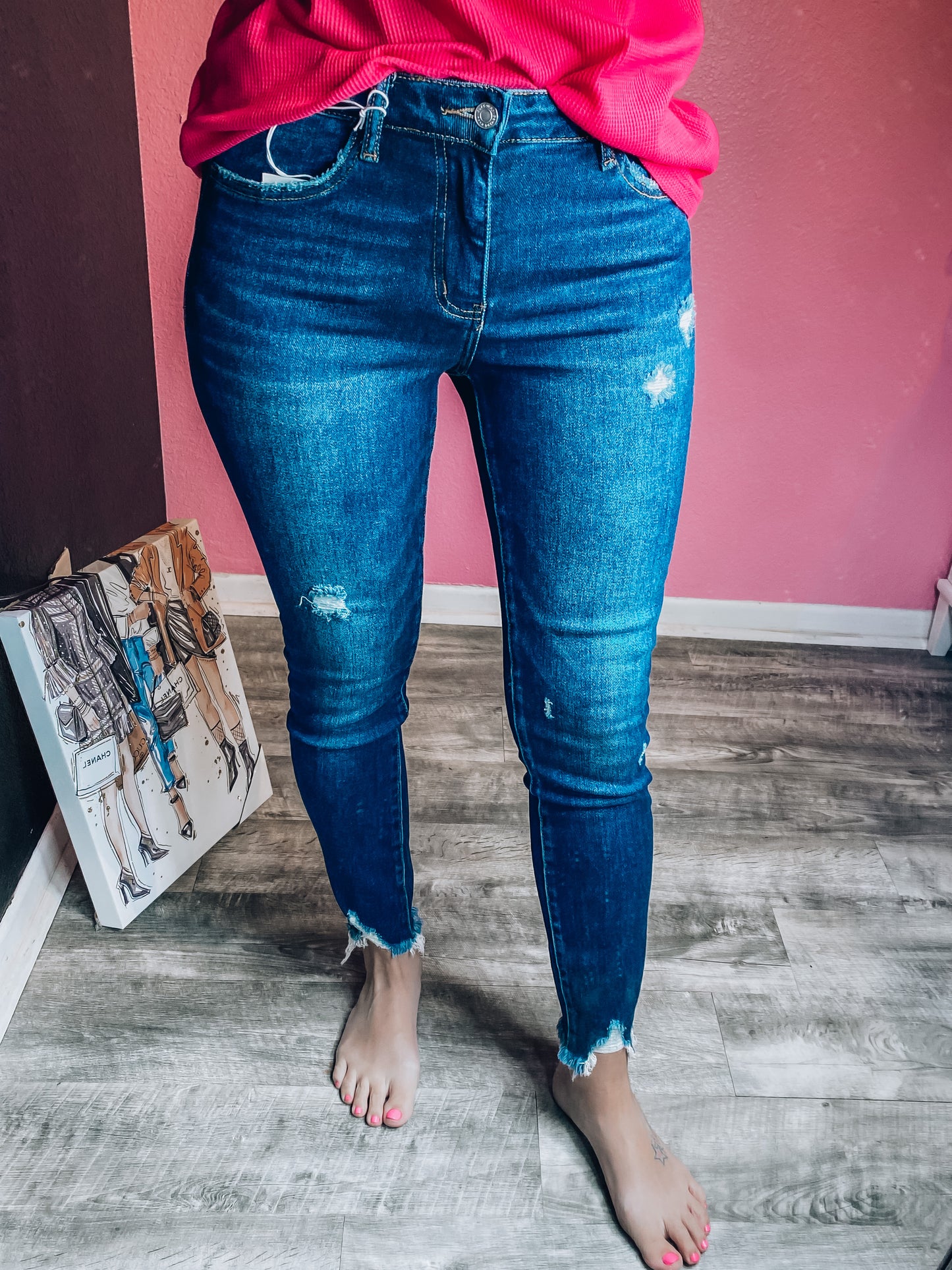 Breanna Cropped Skinny Jeans