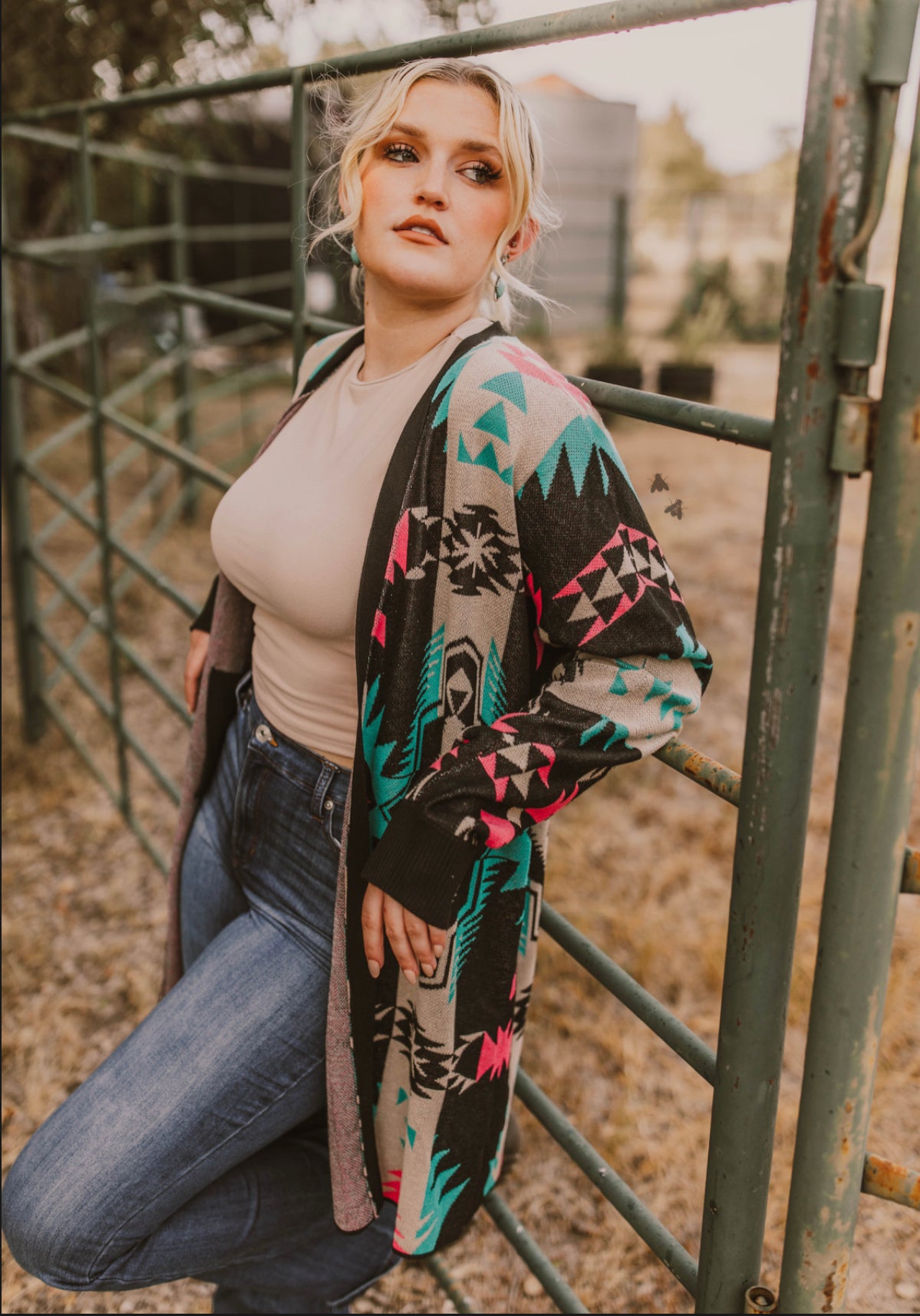 Sassy Frass Rhinestone Knit Cardigan
