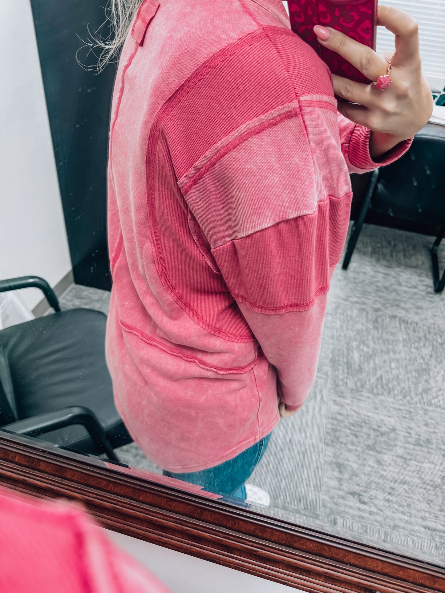 Muave Mineral Wash Top