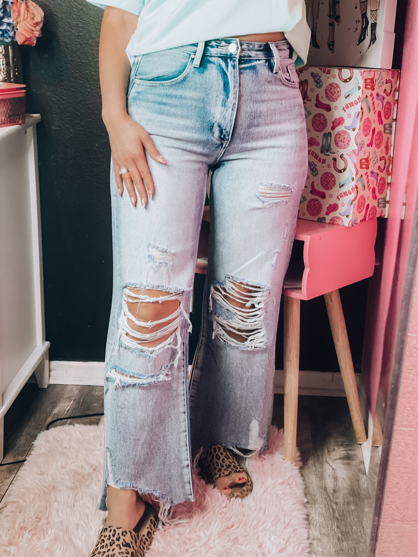 Kate Vintage Cropped Flares