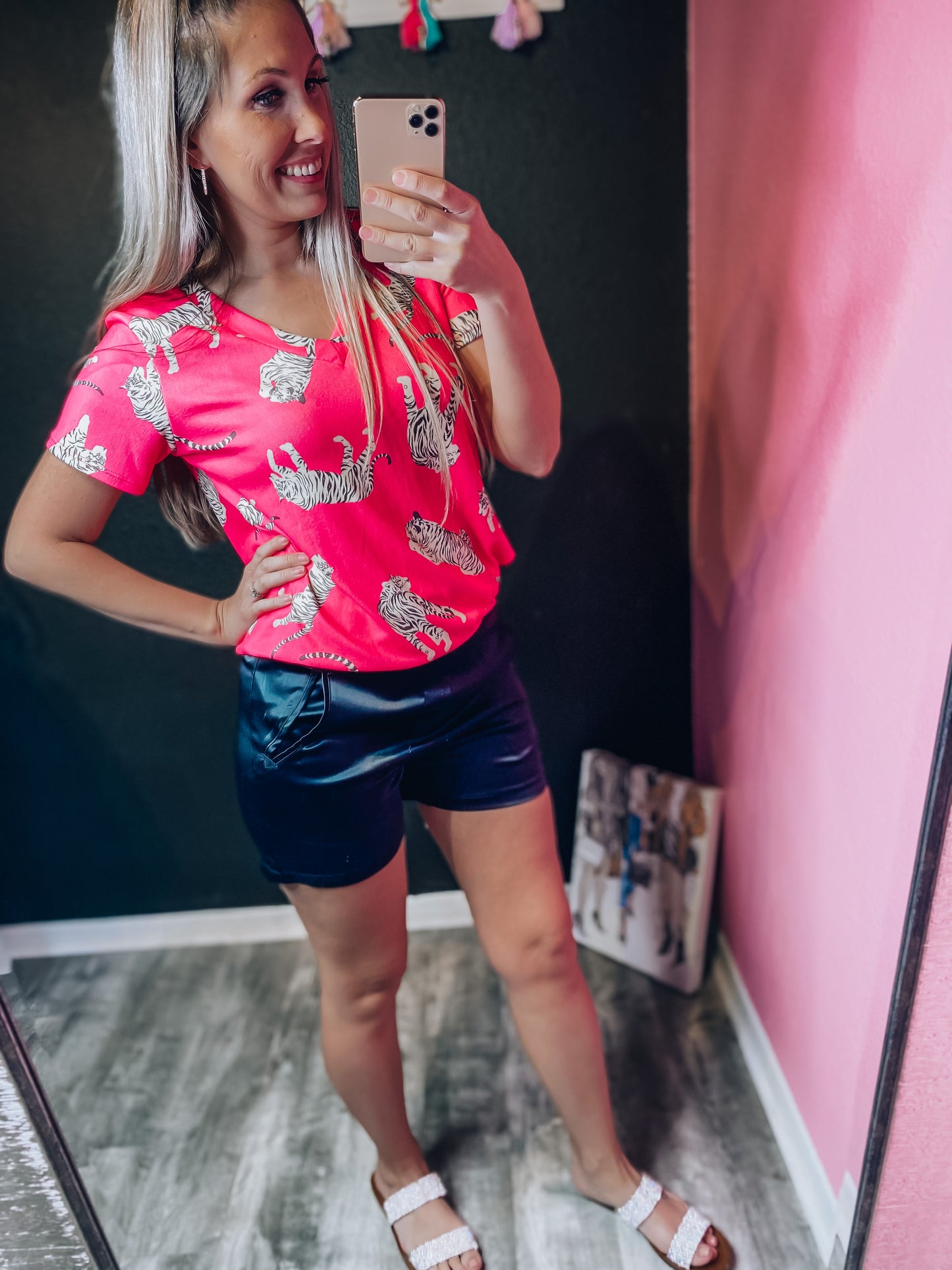 Tuxedo Black Shorts