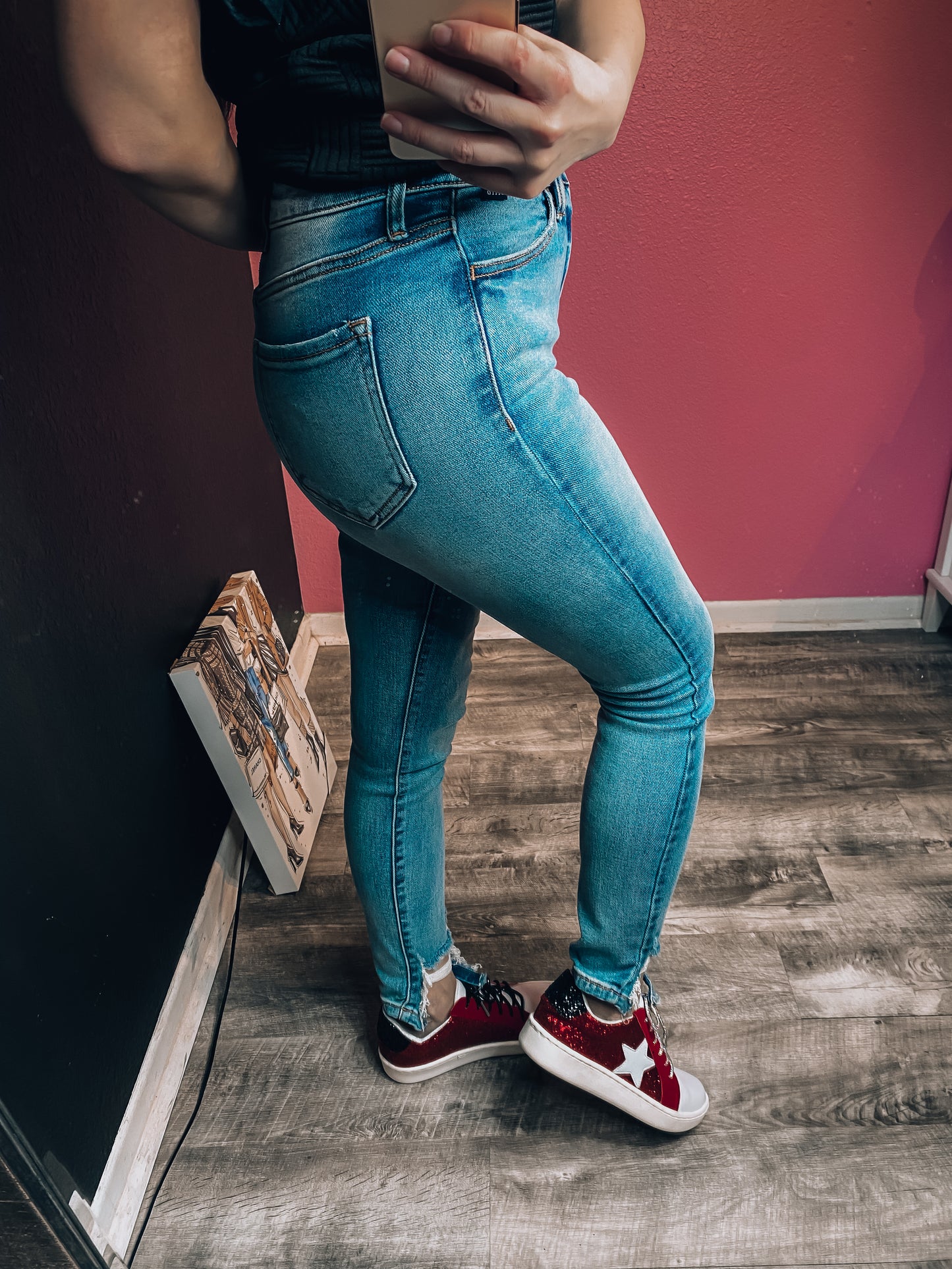 The Britt High Waisted Skinny Jeans
