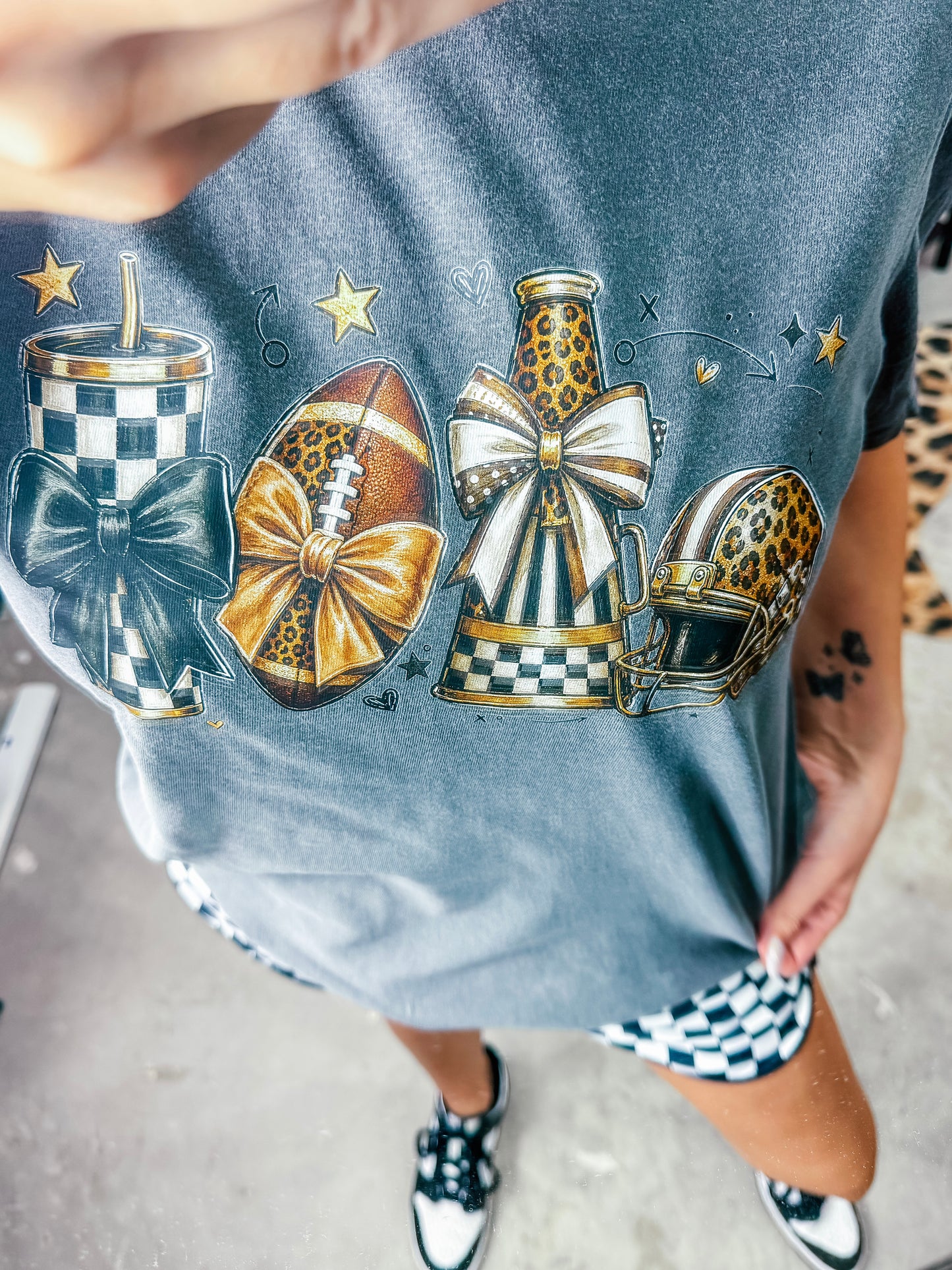 Coquette Football Game Day Tee