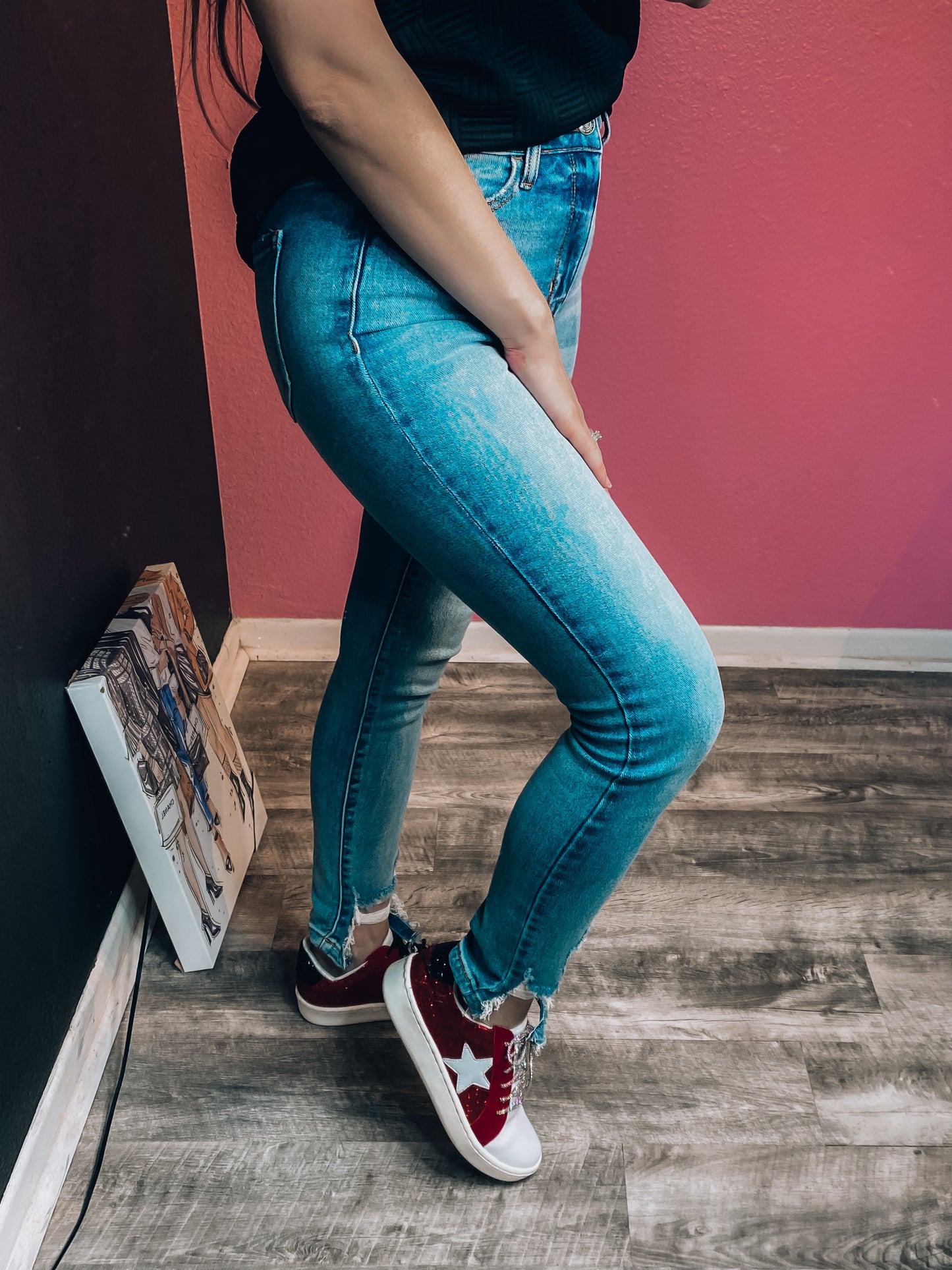 The Britt High Waisted Skinny Jeans