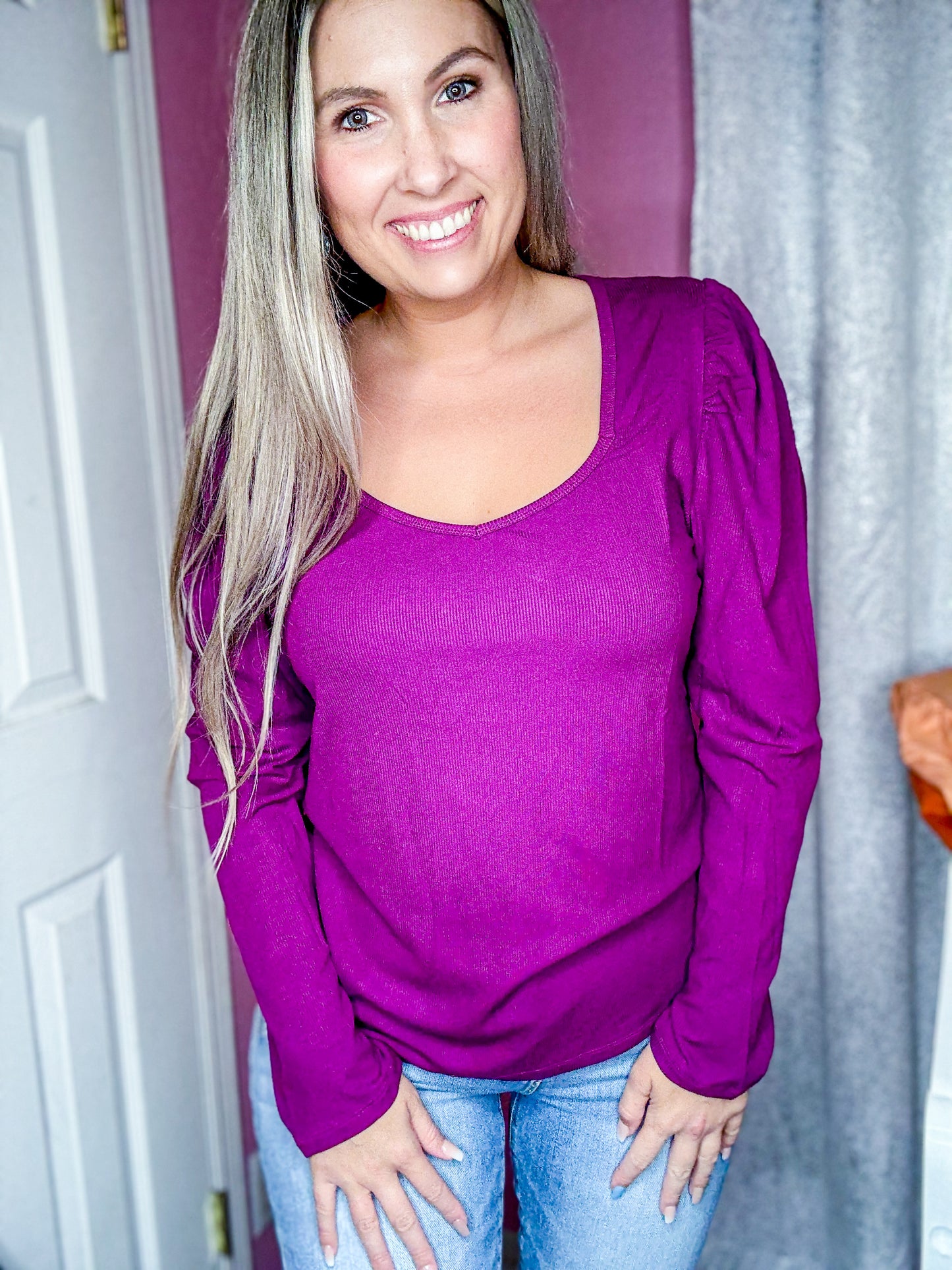 Something Classy Plum Top