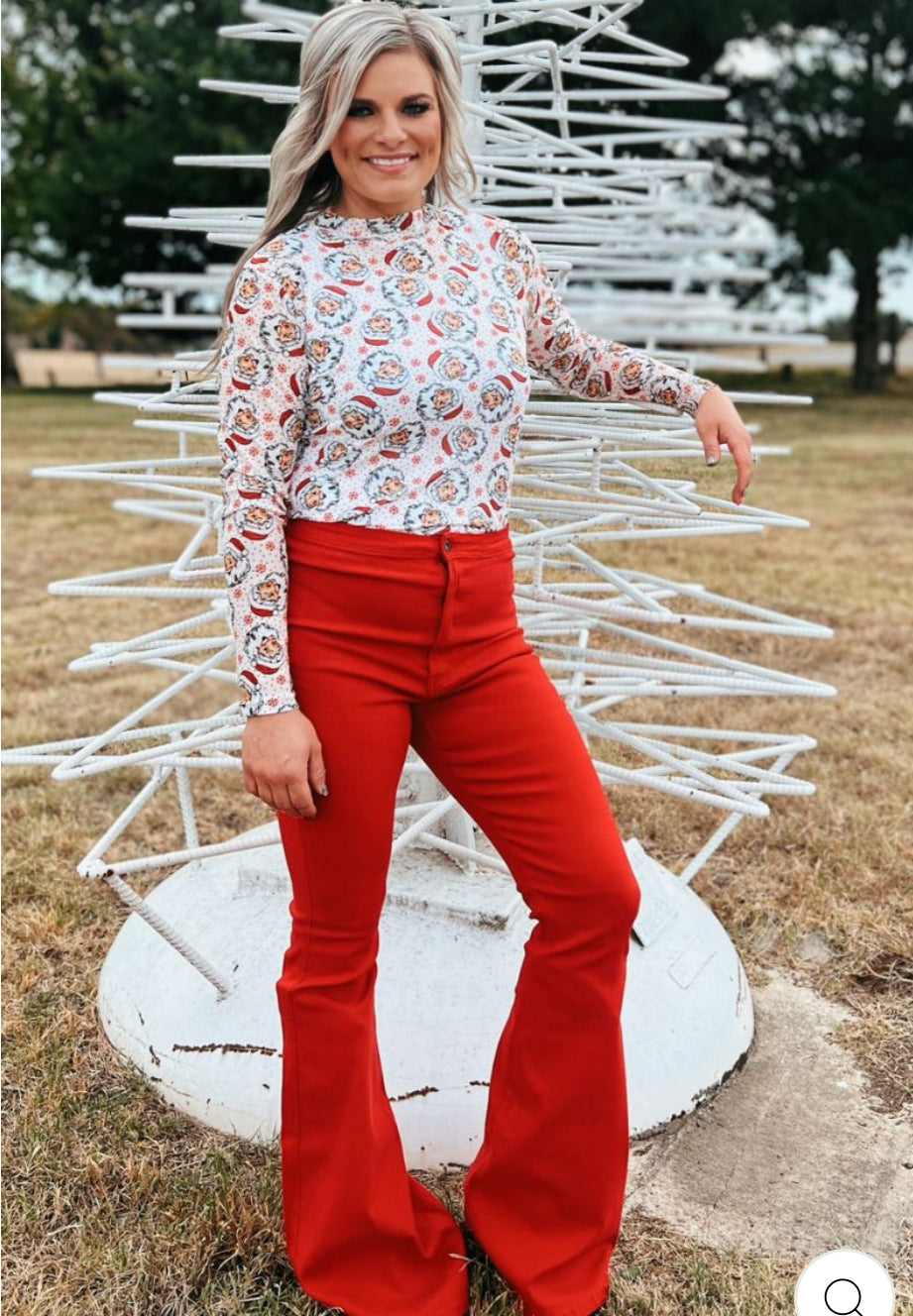 Dear Santa Mesh Top