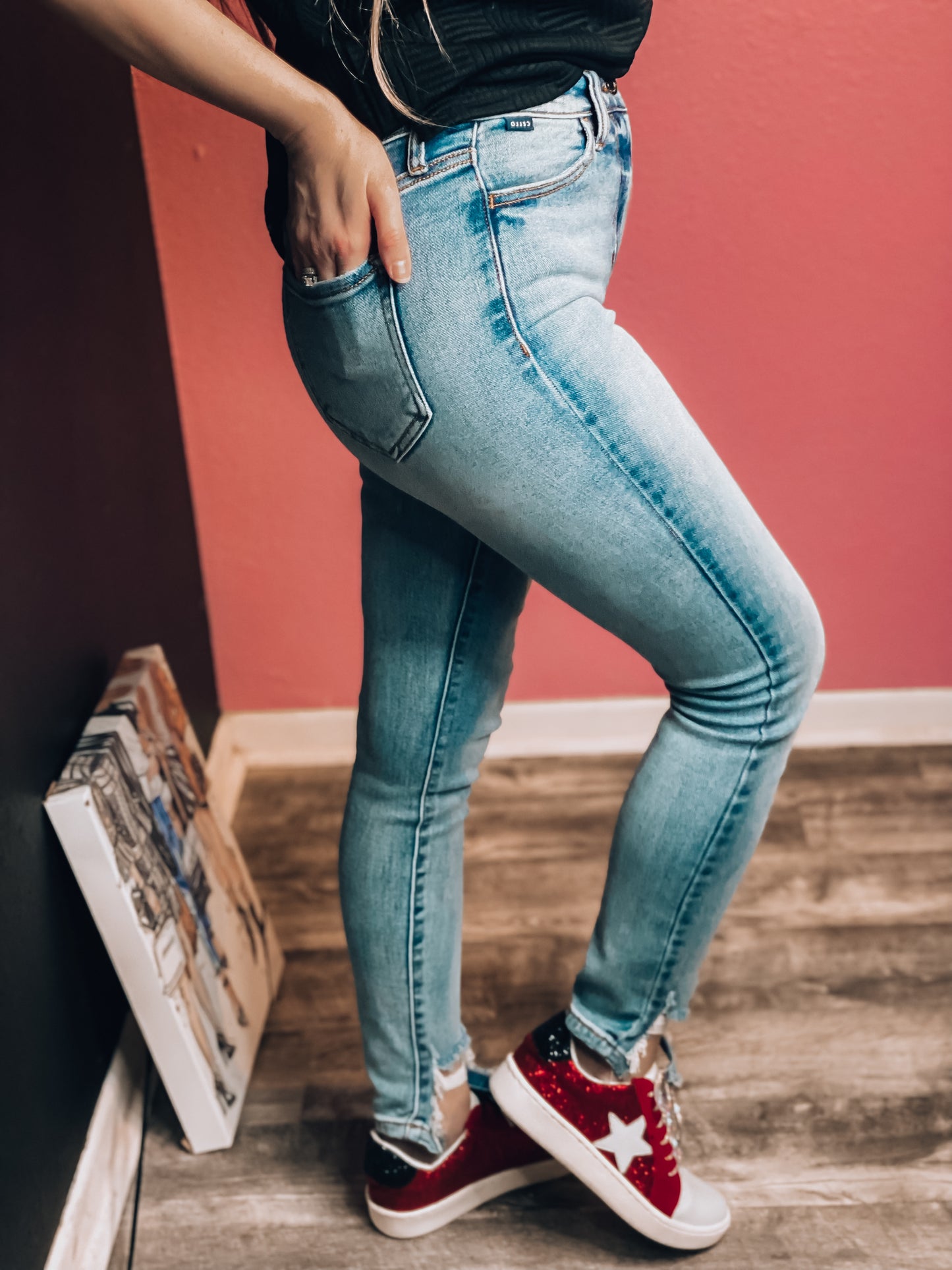 The Britt High Waisted Skinny Jeans