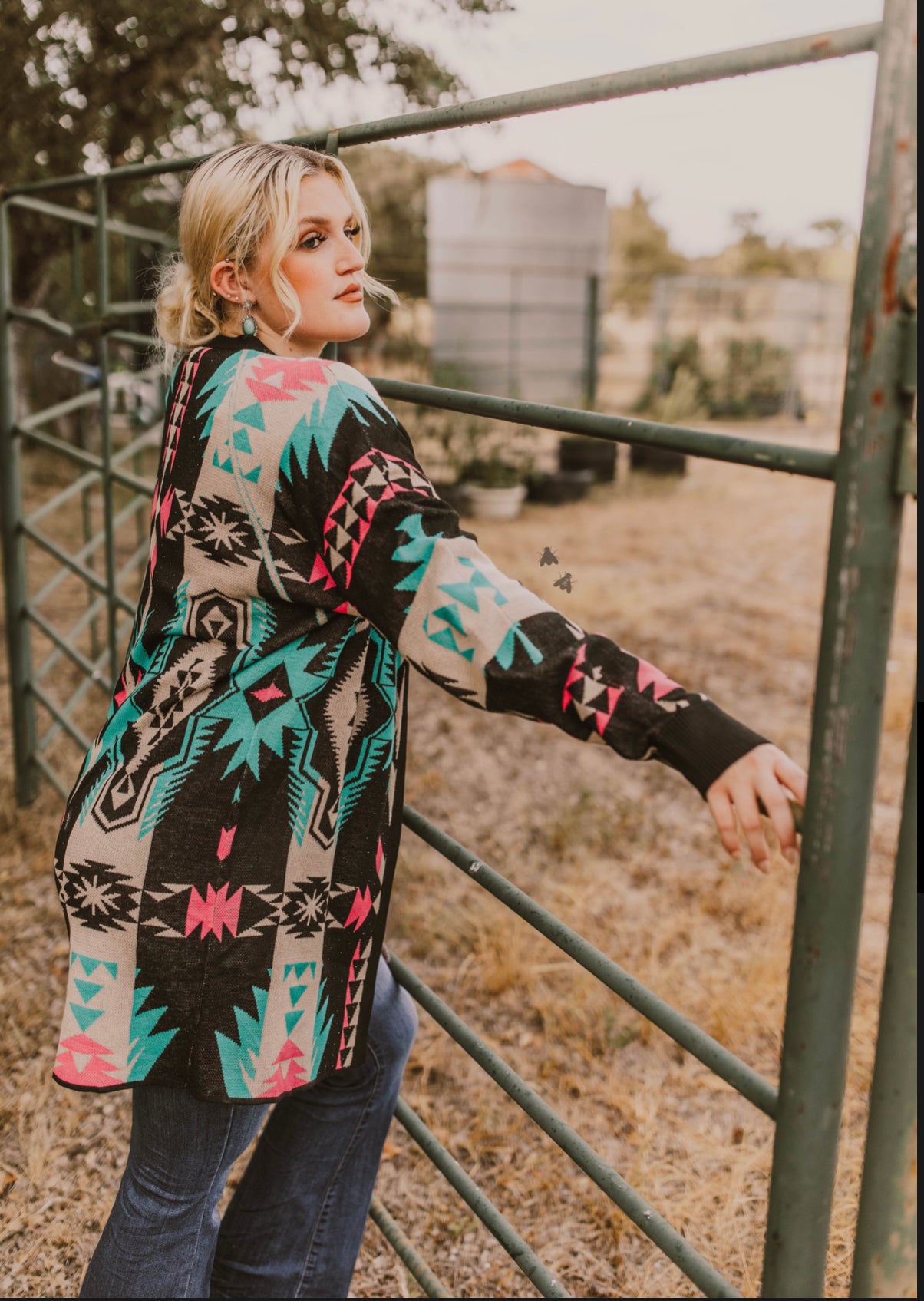 Sassy Frass Rhinestone Knit Cardigan