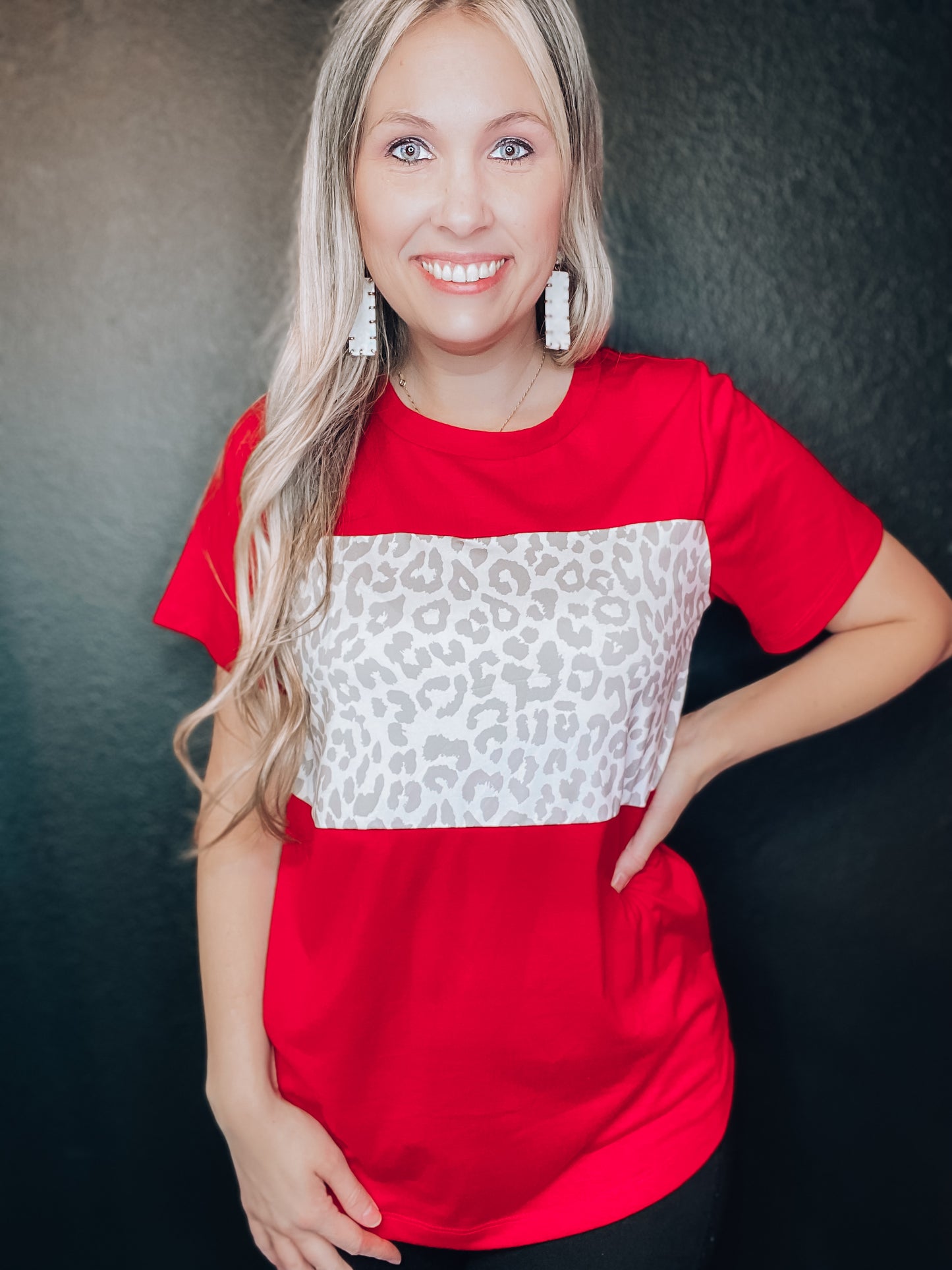 Love Me In Leopard Top - LAST ONE SMALL
