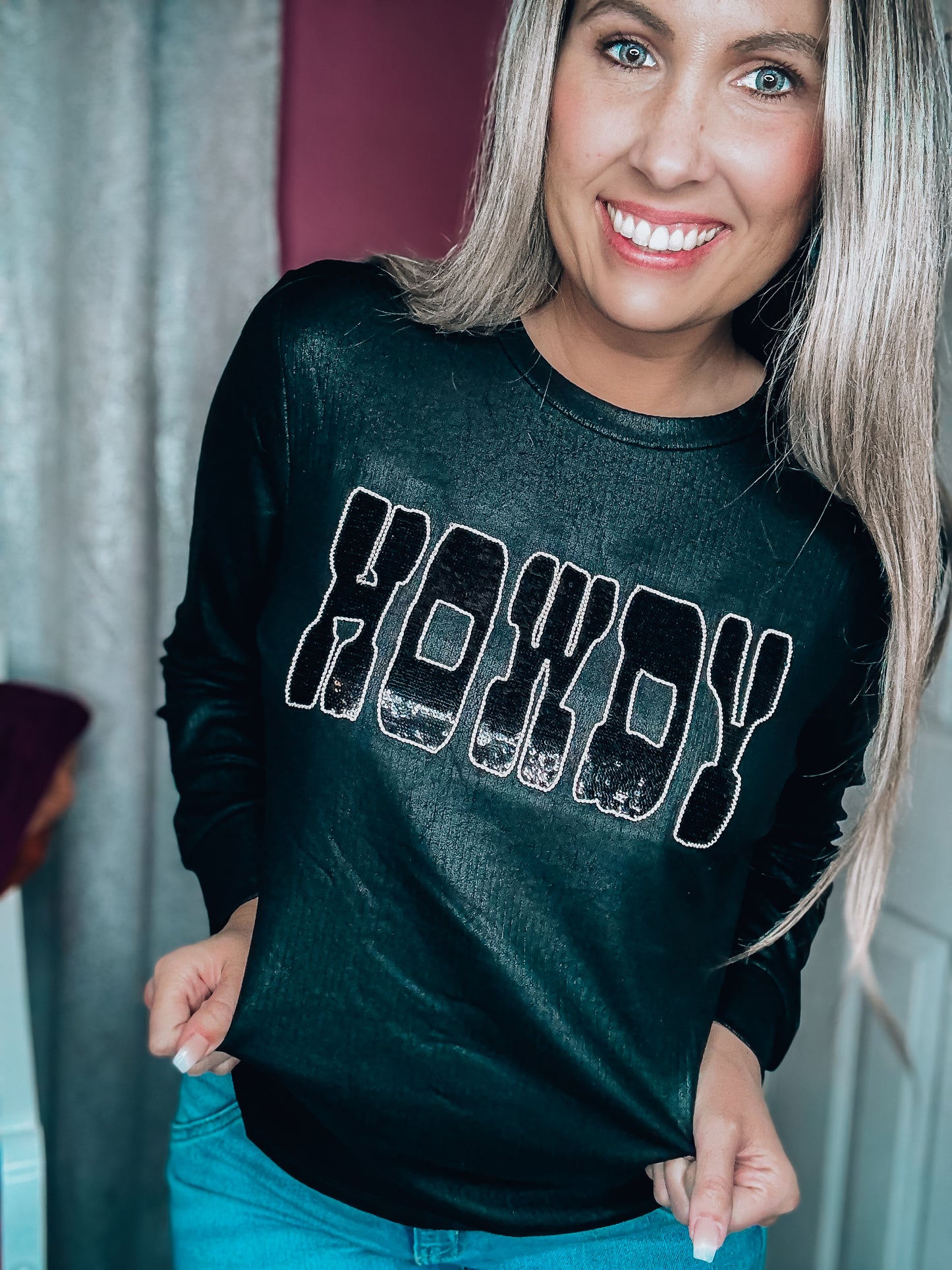 Howdy Sequins Longsleeve