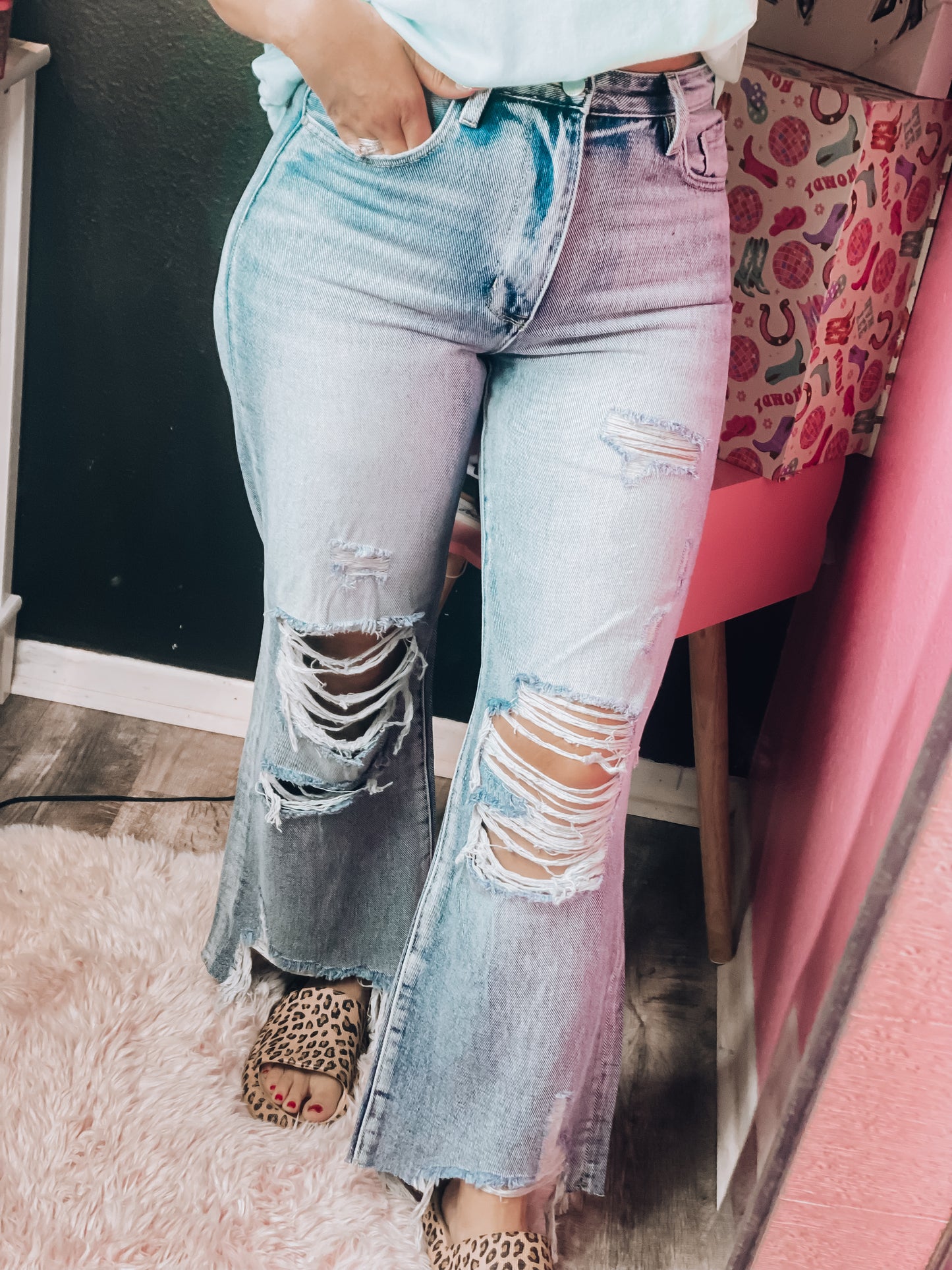 Kate Vintage Cropped Flares