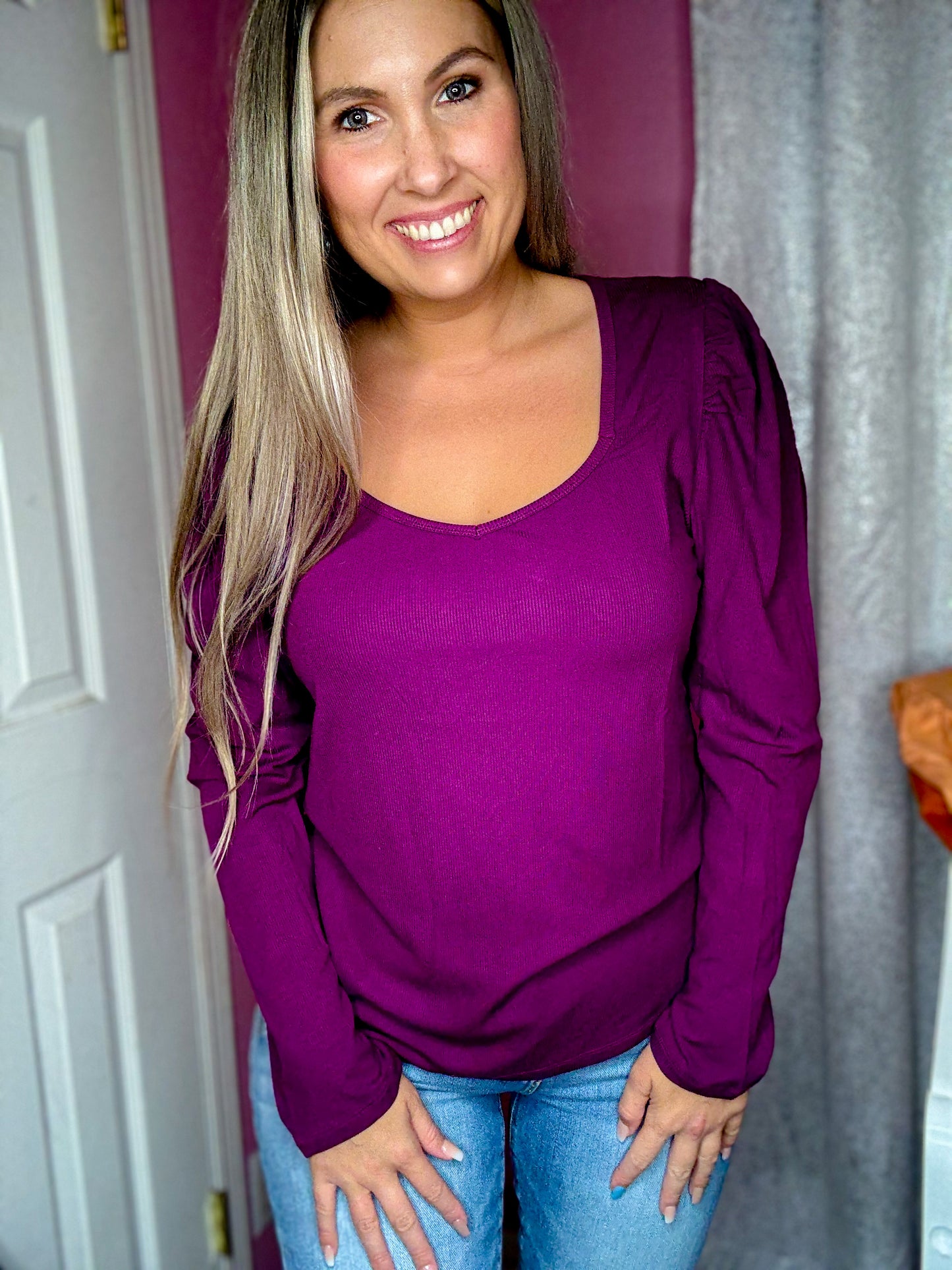 Something Classy Plum Top
