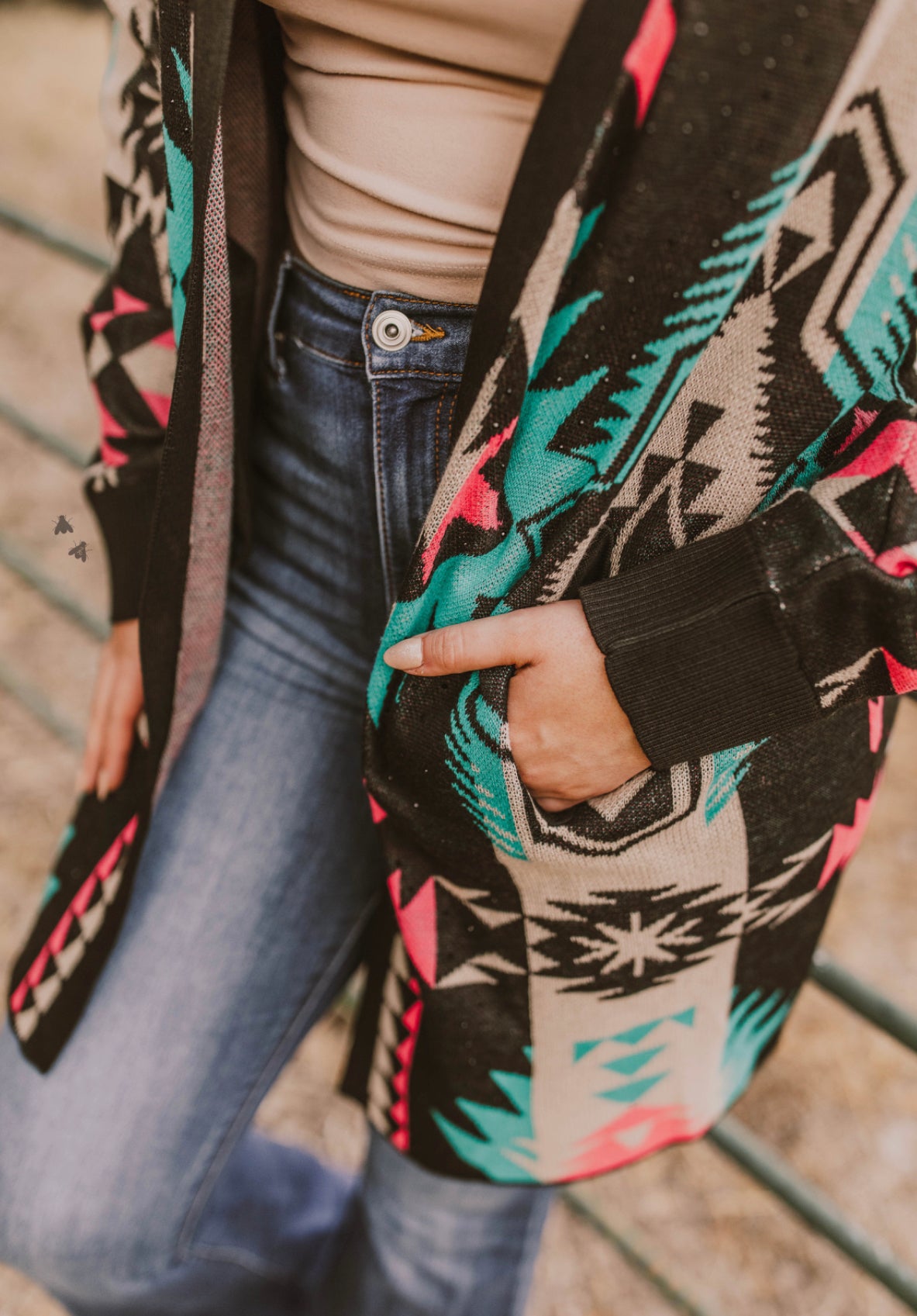 Sassy Frass Rhinestone Knit Cardigan