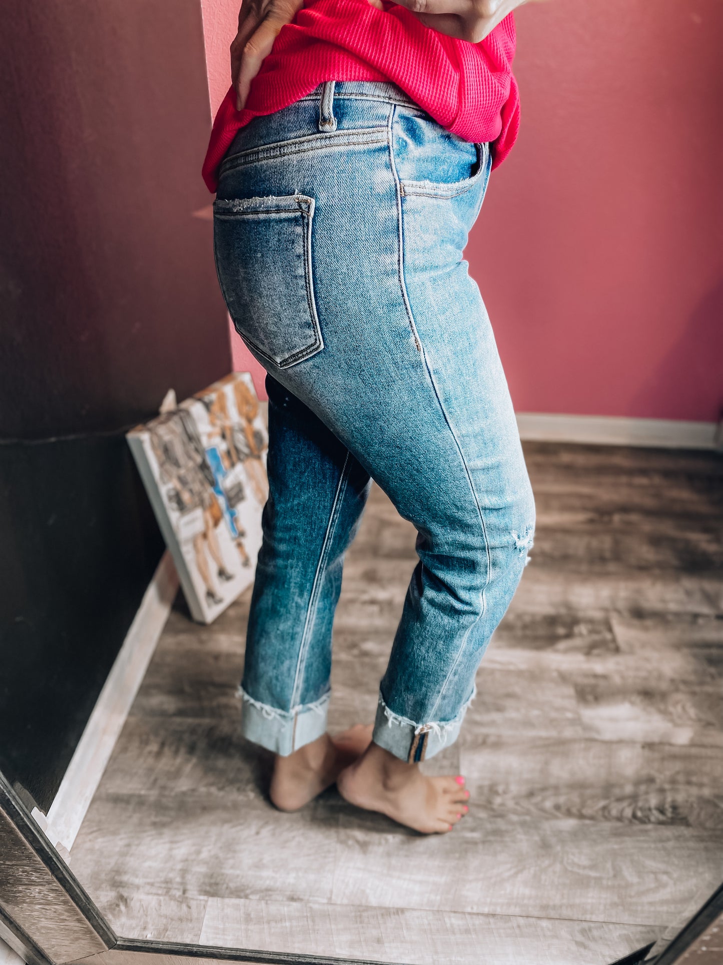 Coco Cuffed Denim Jeans