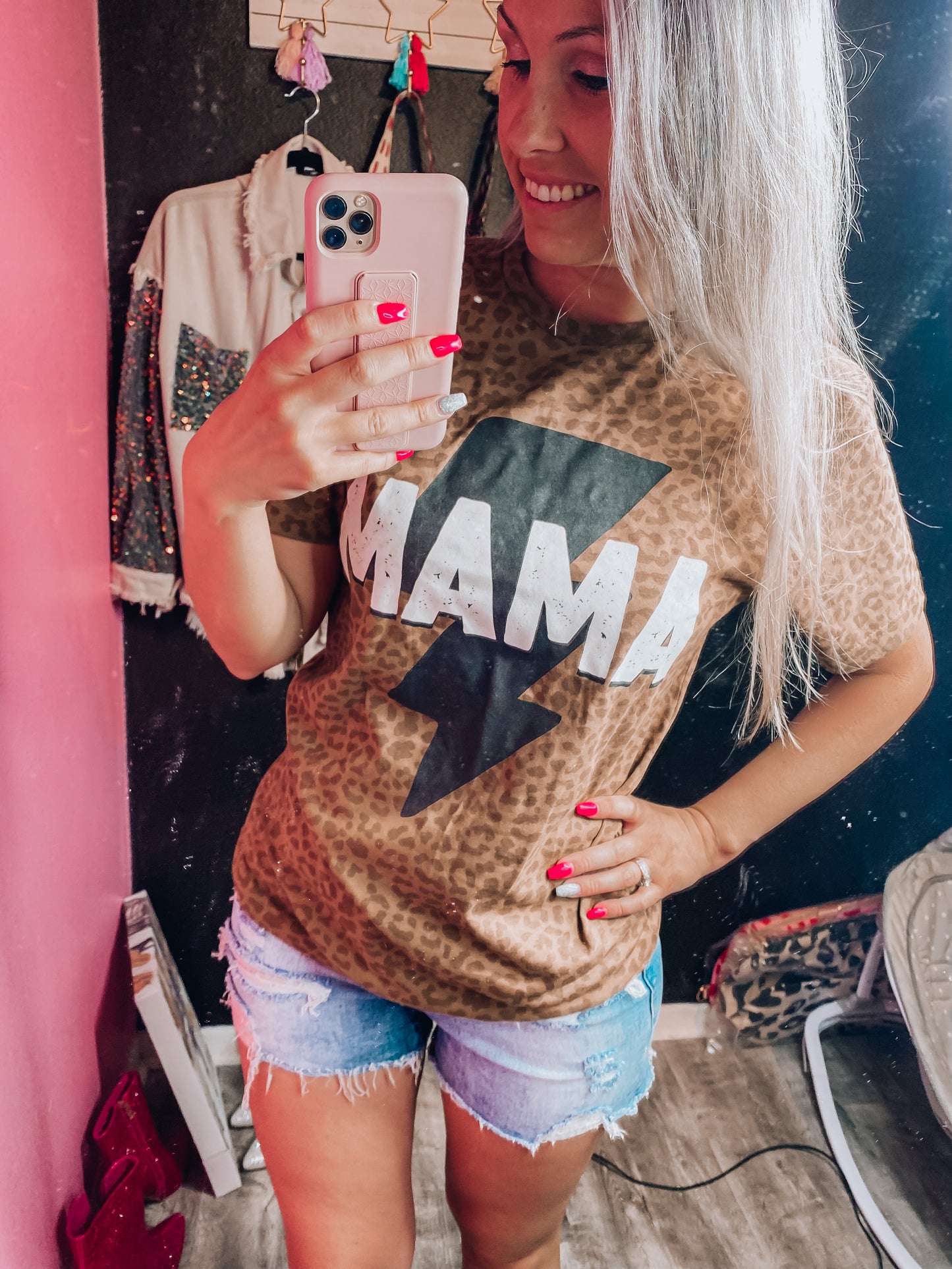 MAMA LEOPARD TEE