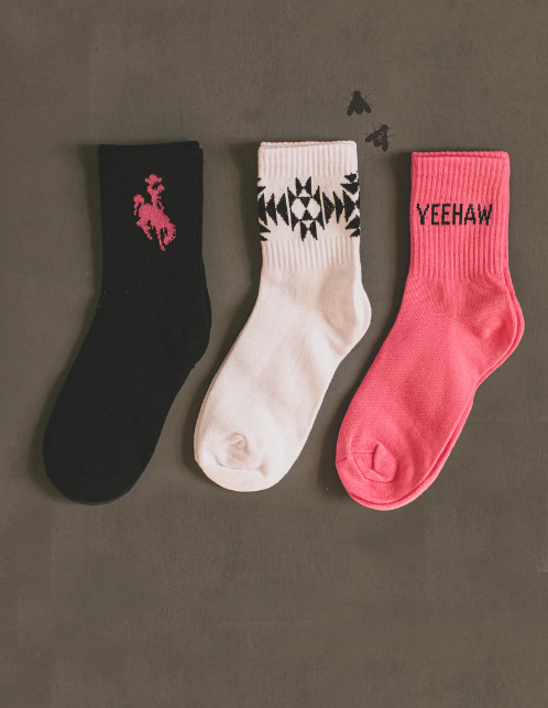 Sock Em' Silly - Pop 3pk Socks