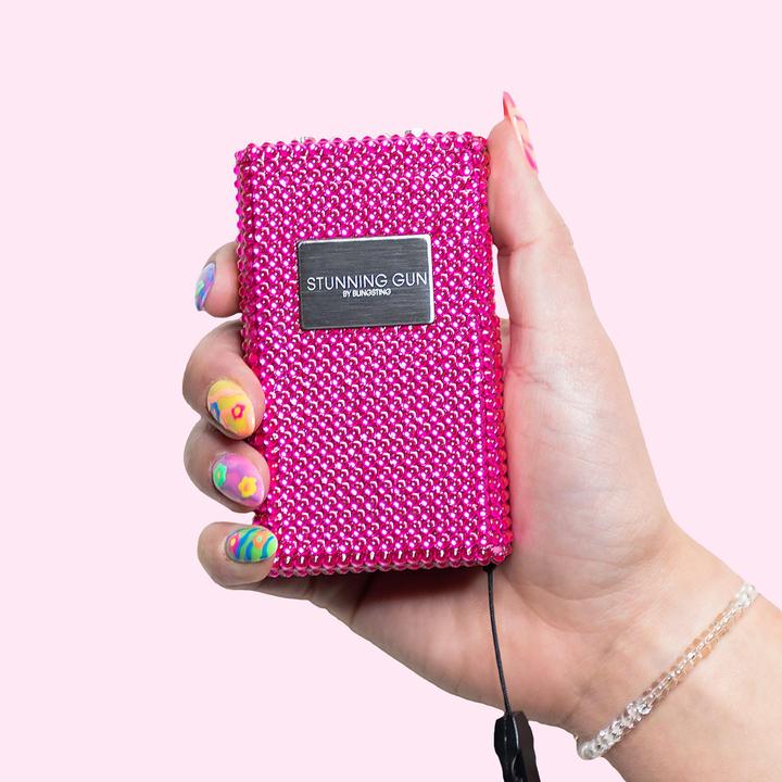 Pink Rhinestone Stunning Gun - Rhinestone Pink