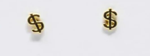 Dolla Dolla Bill Stud Earrings