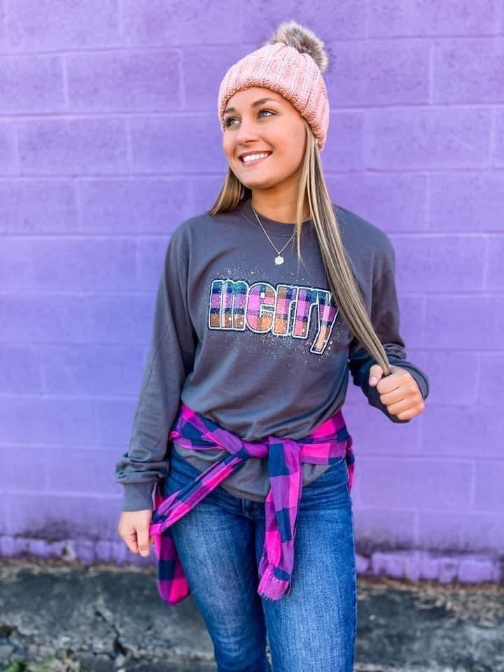 Merry Plaid Longsleeve