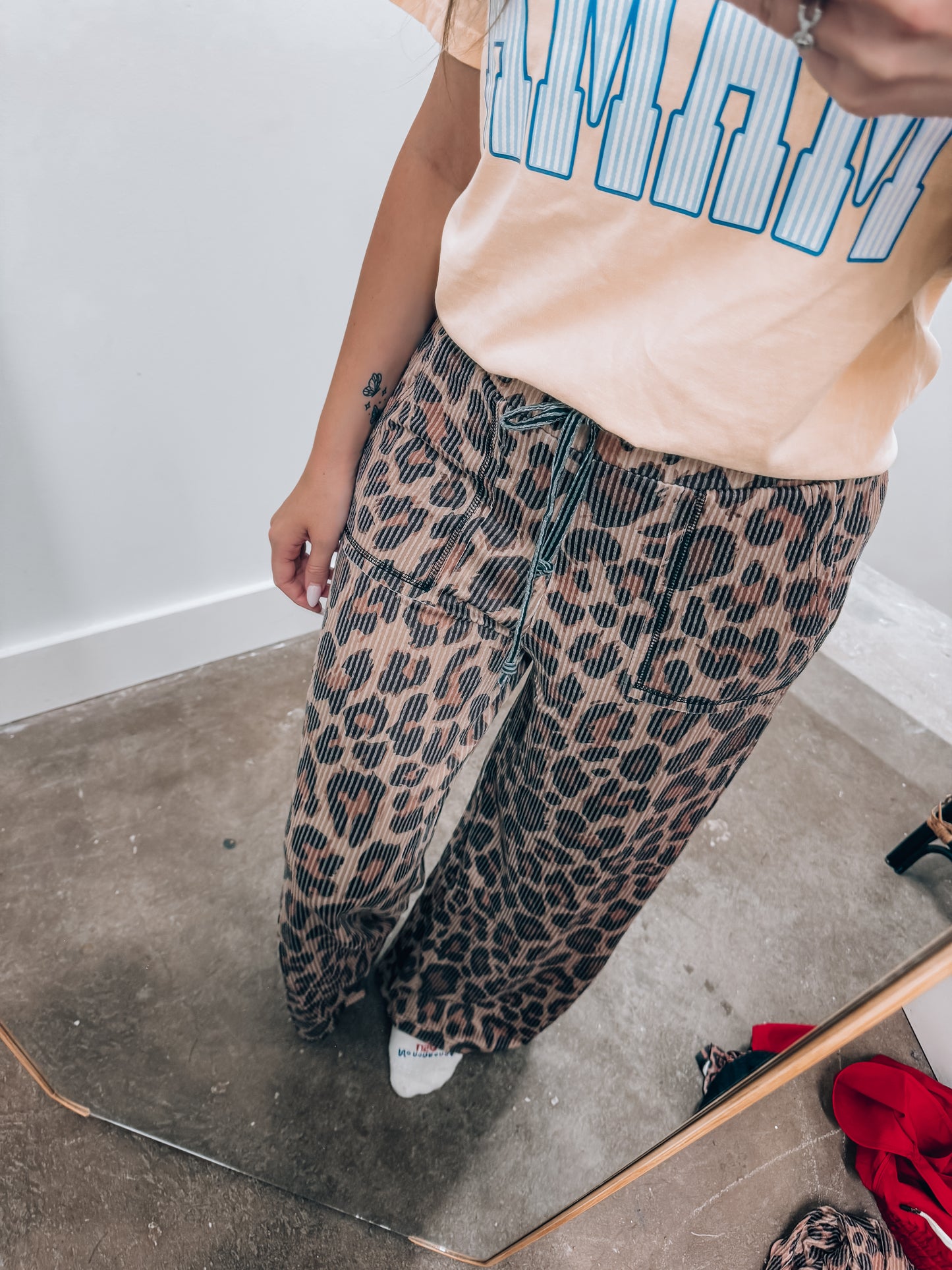 Blue Stripe Mama Butter Tee