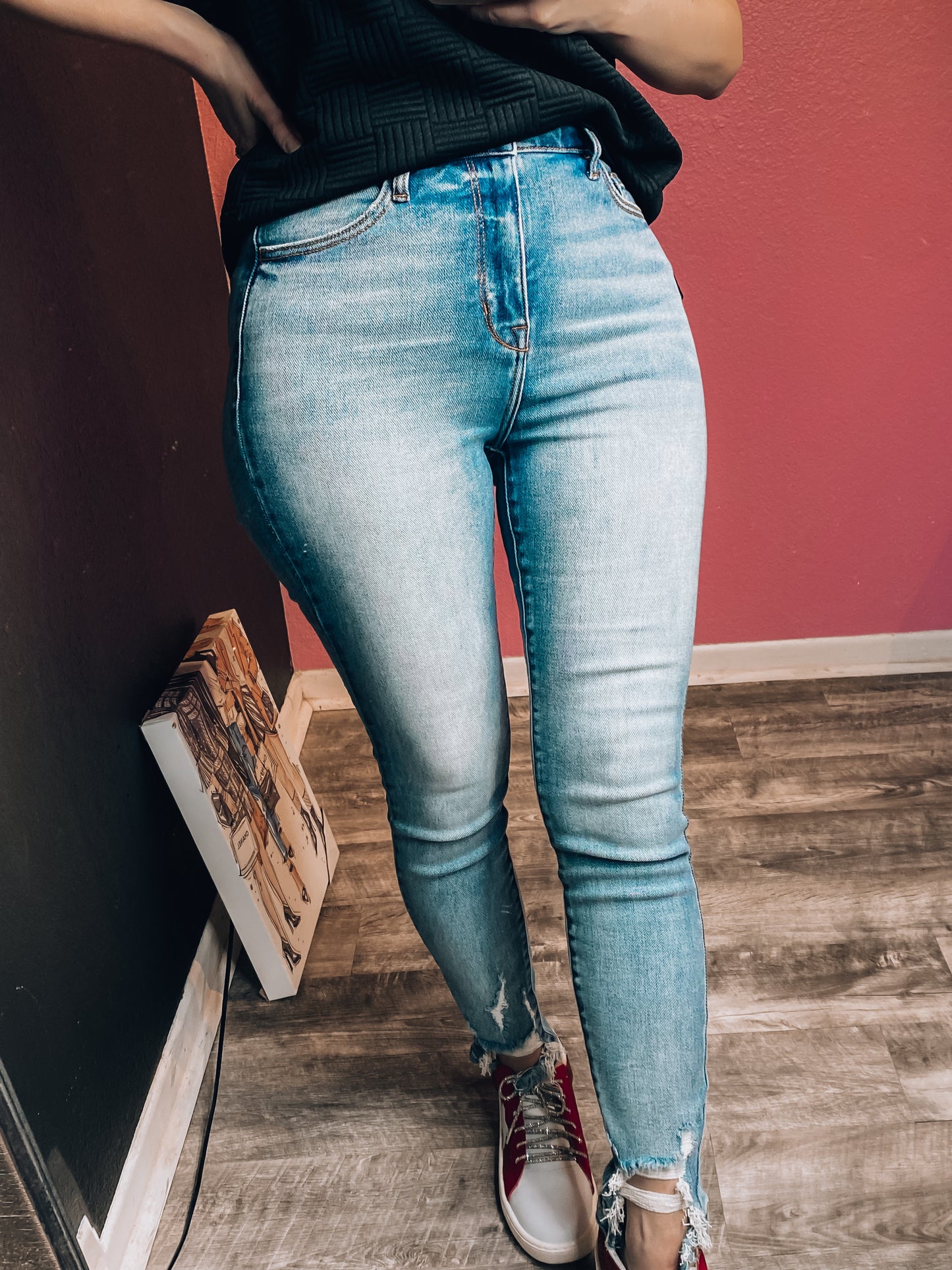 The Britt High Waisted Skinny Jeans