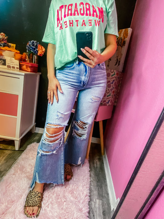 Kate Vintage Cropped Flares