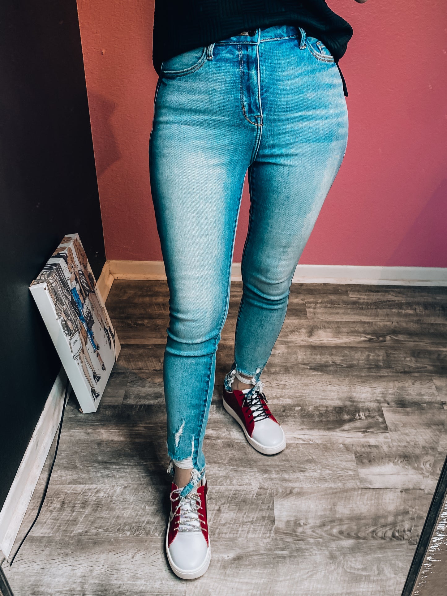 The Britt High Waisted Skinny Jeans
