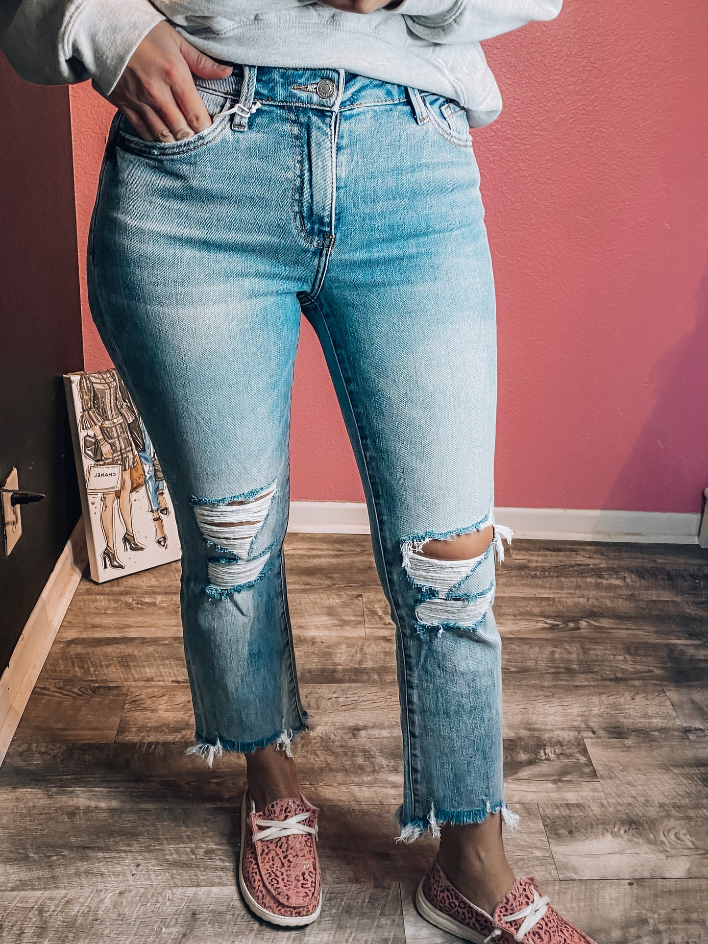 Marley Flare Cropped Jeans - LAST ONE 0/24