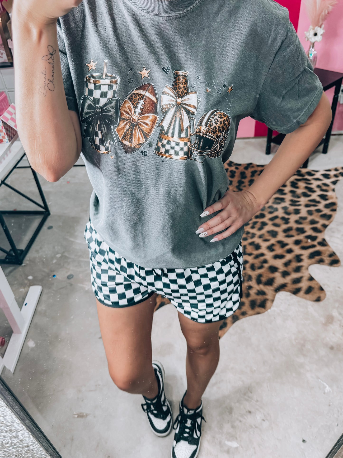 Coquette Football Game Day Tee