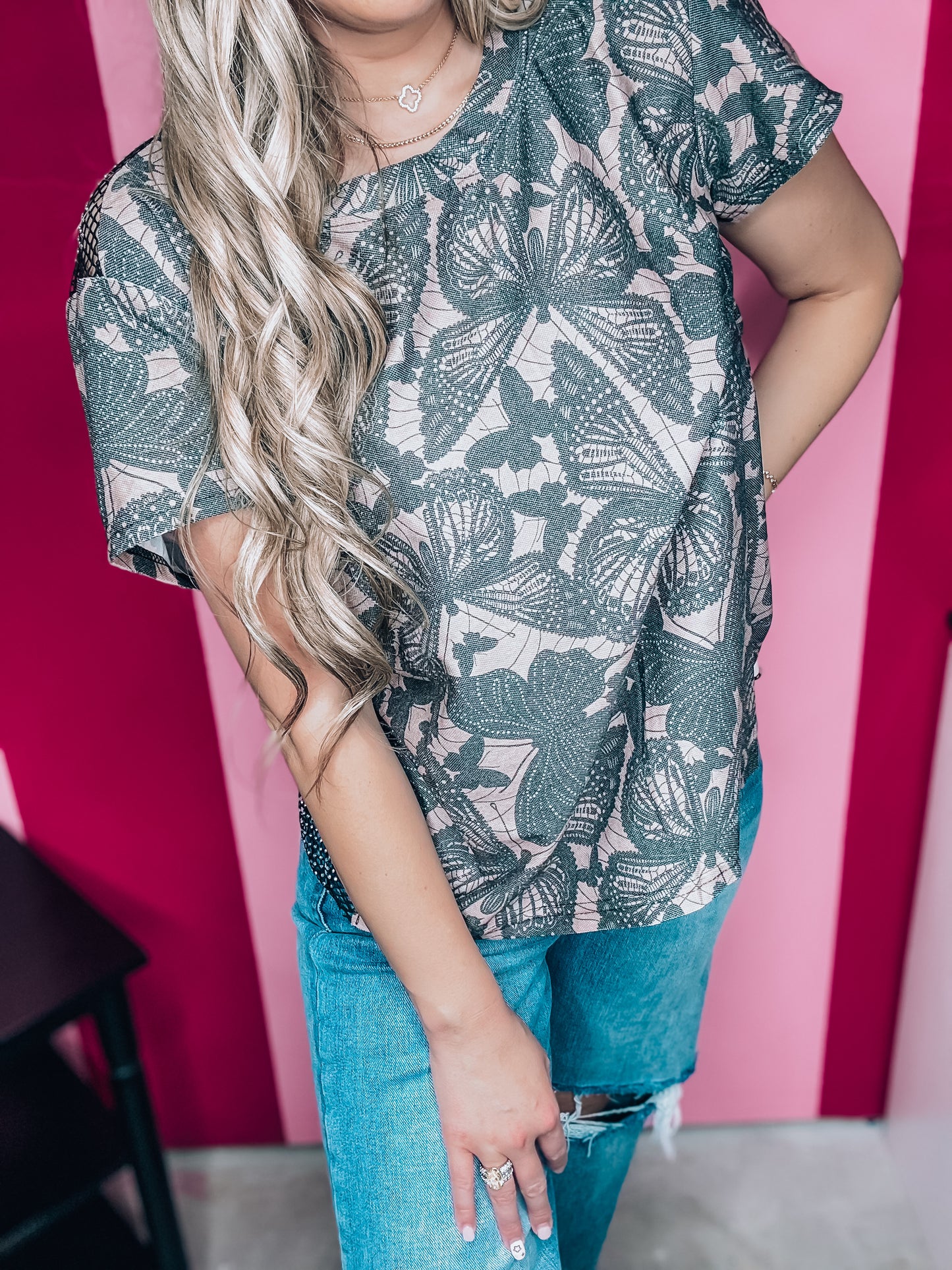 Butterfly Bling Top