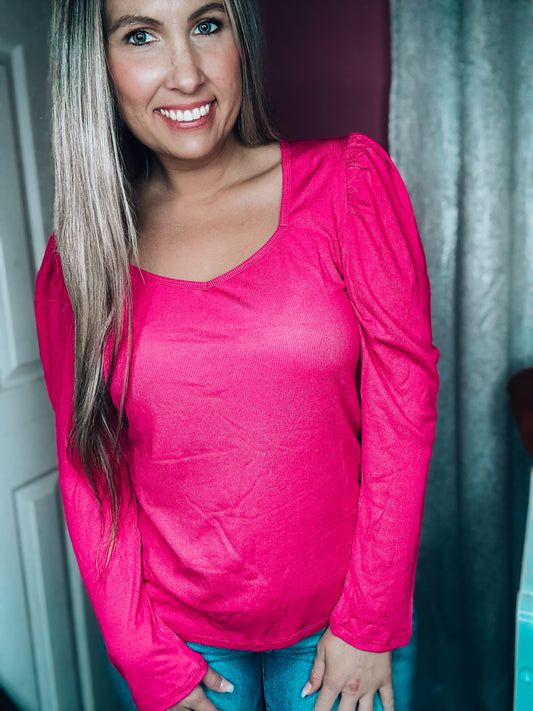 Something Classy Pink Top