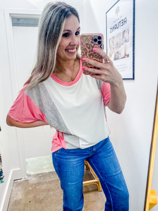 Sparkle In Pink Top