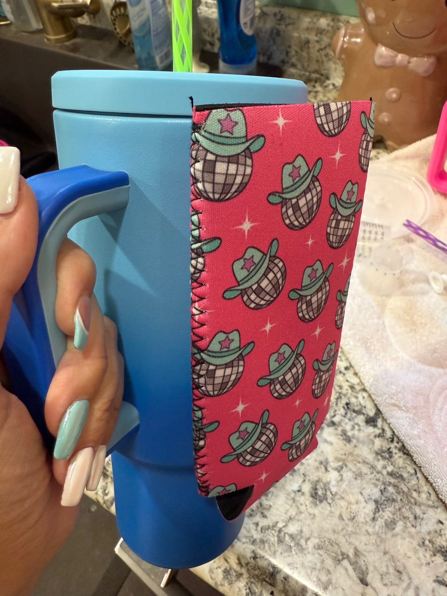 Magnetic Slim Koozie - Disco