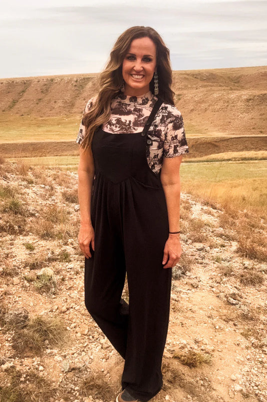 Night Sky Jumpsuit - The Pink Arrow Boutique