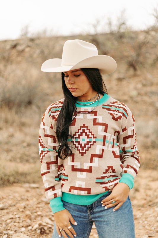 Follow Me Knit Sweater Last one 2X