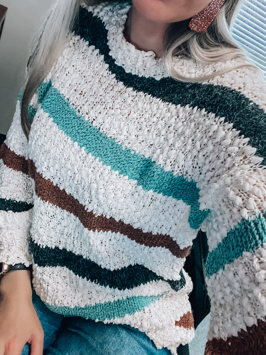 Neutral Stripey Sweater